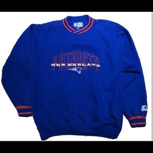 Vintage Starter Patriots Sweatshirt Mens XL